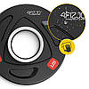 Диск олімпійський 4FIZJO 2 x 1.25 кг 51 мм металевий, прогумований Black (P-5905973401258), фото 9