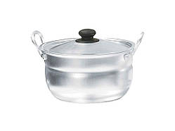 Каструля ал. сферична 15л з кришкою ТМ INTEROS