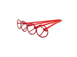 Палочка-тримач для кульки фольгованої 50см, червона (10шт) ТМ PELICAN