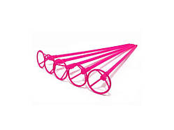 Паличка-тримач для кульки фольгованої 50 см, рожевого (10 шт.) ТМ PELICAN