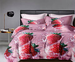 Постільна білизна сатин Полуничка