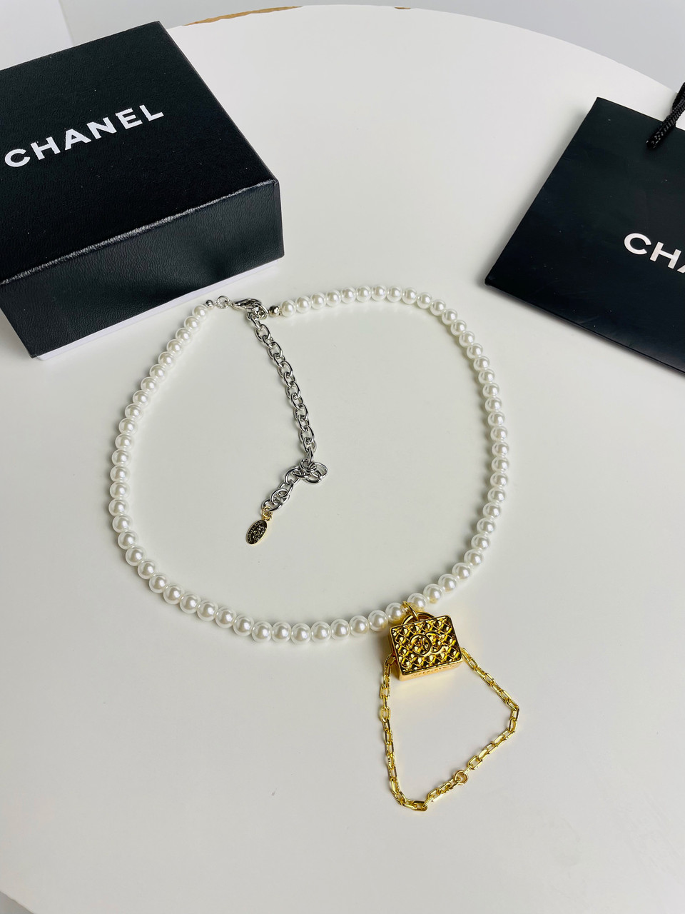 Жіноче брендове кольє Шанель Chanel one size люкс якість, фото 1