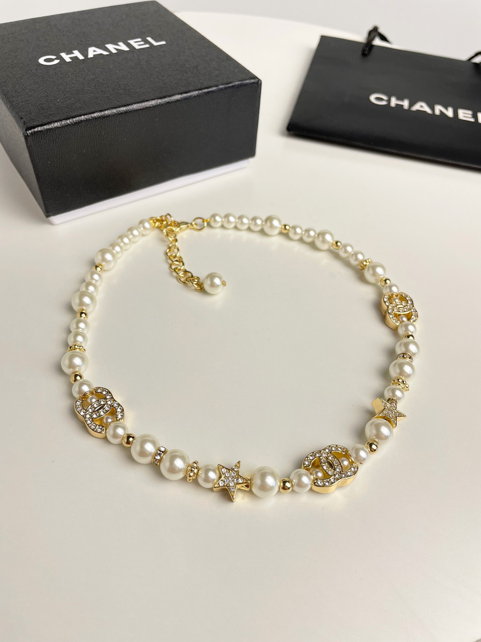 Жіноче брендове кольє Шанель Chanel one size люкс якість, фото 1