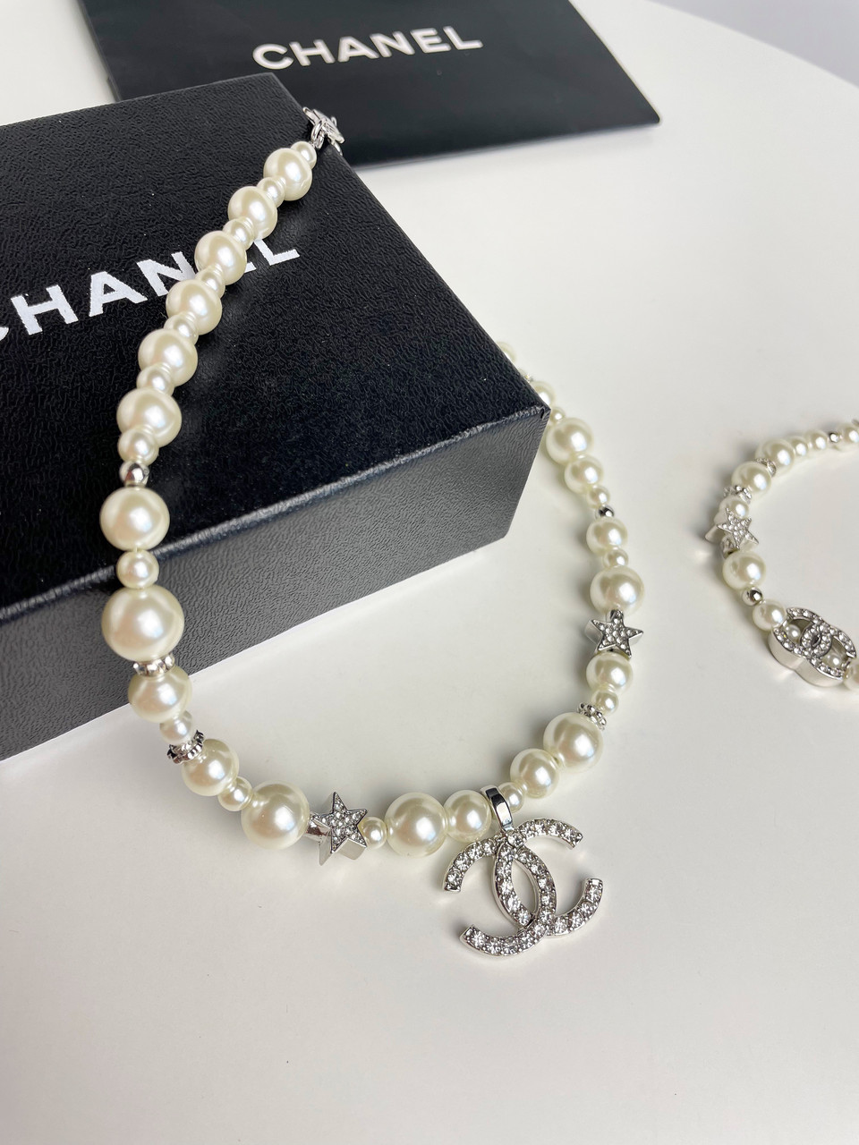 Жіноче брендове кольє Шанель Chanel one size люкс якість, фото 1