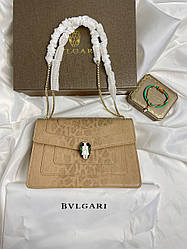 Жіноча брендова сумка Булгарі Bvlgari люкс якість