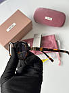Жіночі брендові окуляри Miu Miu SMU 11ZS-F VAU-2Z1 Brown 50/18/140 0N 50/18/140 люкс якість, фото 4
