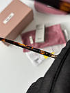 Жіночі брендові окуляри Miu Miu SMU 11ZS-F VAU-2Z1 Brown 50/18/140 0N 50/18/140 люкс якість, фото 5