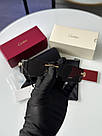 Жіночі брендові окуляри Cartier Panthère Black/Gold CT043CS 58/15/140 люкс якість, фото 5