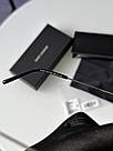 Жіночі брендові окуляри Saint Laurent SL 302 COL-001 Black/Silver 55/17/145 55/17/145 люкс якість, фото 5