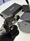 Жіночі брендові окуляри Saint Laurent SL 692/K 003 Black/Silver 56/19/145 56/19/145 люкс якість, фото 4