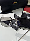 Жіночі брендові окуляри Cartier Exception Black/Silver CT0498S 55/20/145 55/20/145 люкс якість, фото 3
