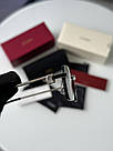 Жіночі брендові окуляри Cartier Exception Black/Silver CT0498S 55/20/145 55/20/145 люкс якість, фото 5