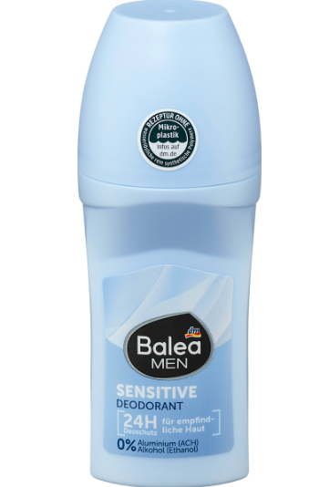 Антиперспирант мужской роликовый для чувствительной кожи Balea Sensitive 50ML, фото 1