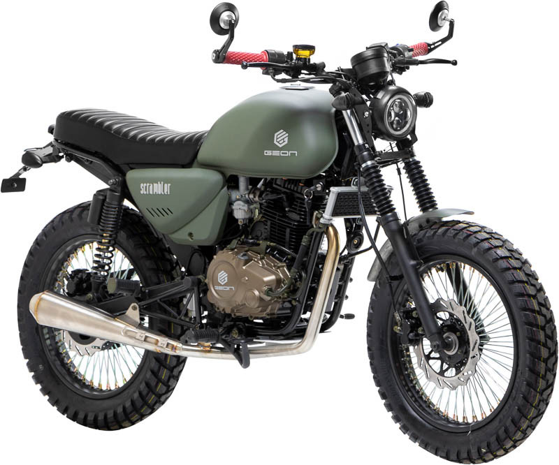Мотоцикл GEON Scrambler Light 200