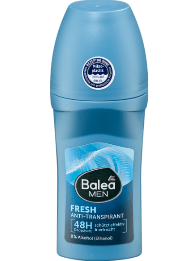 Balea Men Fresh роликовий дезодорант "Свіжість" антиперспірант балеа