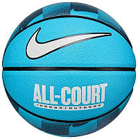 М'яч баскетбольний Nike EVERYDAY ALL COURT 8P GRAPHIC DEFLATED блакитний Уні 7 original Акція Знижка
