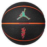 М'яч баскетбольний Nike JORDAN ALL COURT 8P Z WILLIAMSON DEFLATED чорний, помаранчевий Уні 7 original Акція
