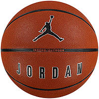 М'яч баскетбольний Nike JORDAN ULTIMATE 2.0 8P DEFLATED коричневий, чорний Уні 7 original Акція Знижка