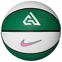 М'яч баскетбольний Nike PLAYGROUND 8P 2.0 G ANTETOKOUNMPO DEFLATED білий, зелений, рожевий Уні 7 original