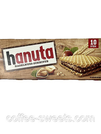Вафли Hanuta Haselnusse Ferrero з фундуком 220 г. (10*22 ), фото 3