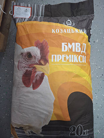Козацький БМВД КПК 6-4 30% курчата бройлери 22-42 дні 20кг., фото 1