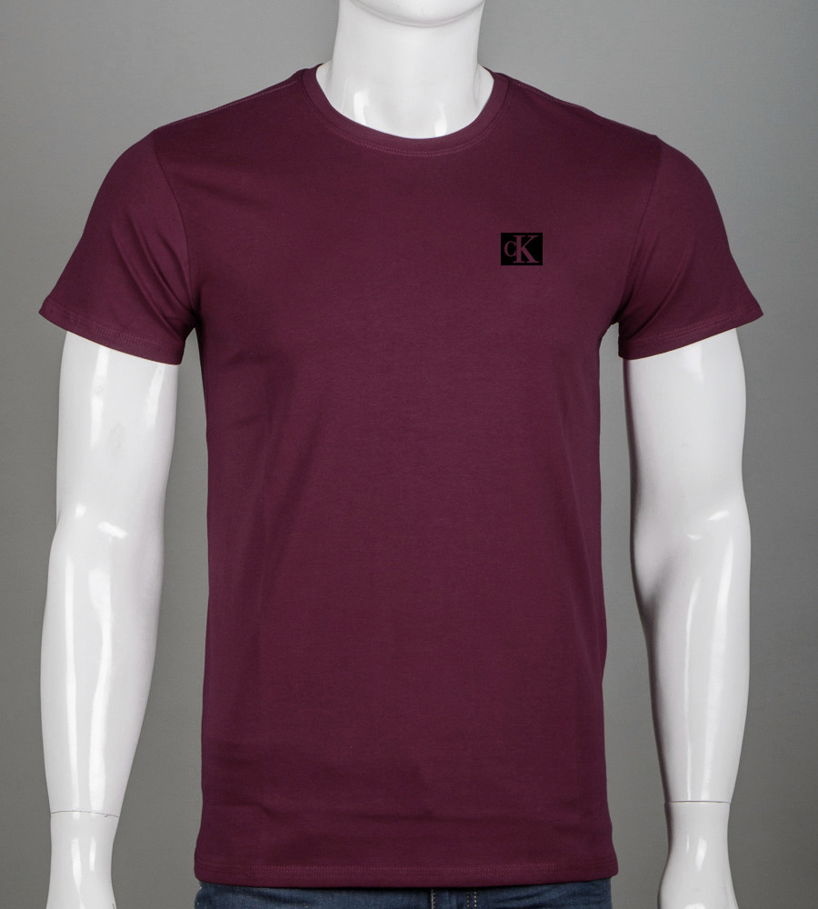 Футболка чоловіча Calvin Klein 2505м (Уп.4шт M-XXL), Марсала