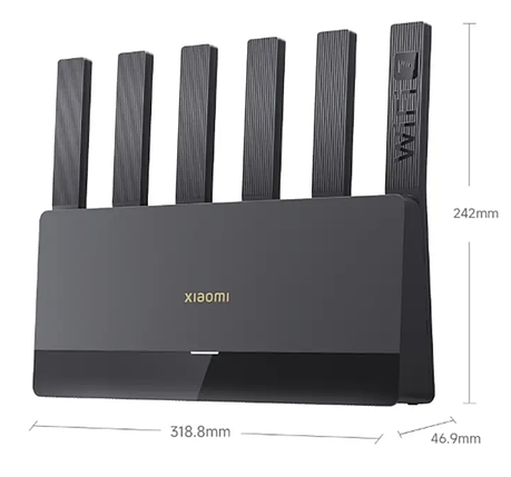 Wi-Fi-роутер Xiaomi Router BE6500 Black, фото 2