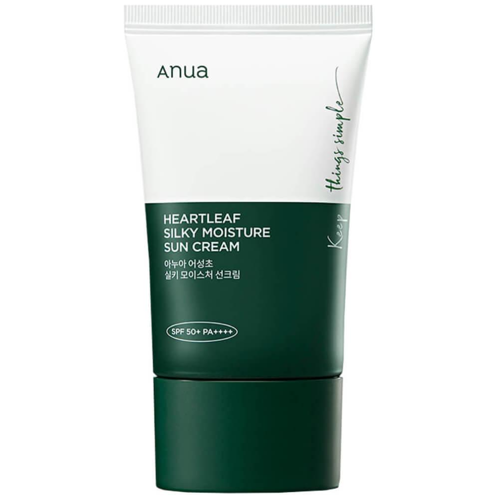 Сонцезахисний крем Anua Heartleaf Silky Moisture Sun Cream SPF50+ PA++++ 50 мл