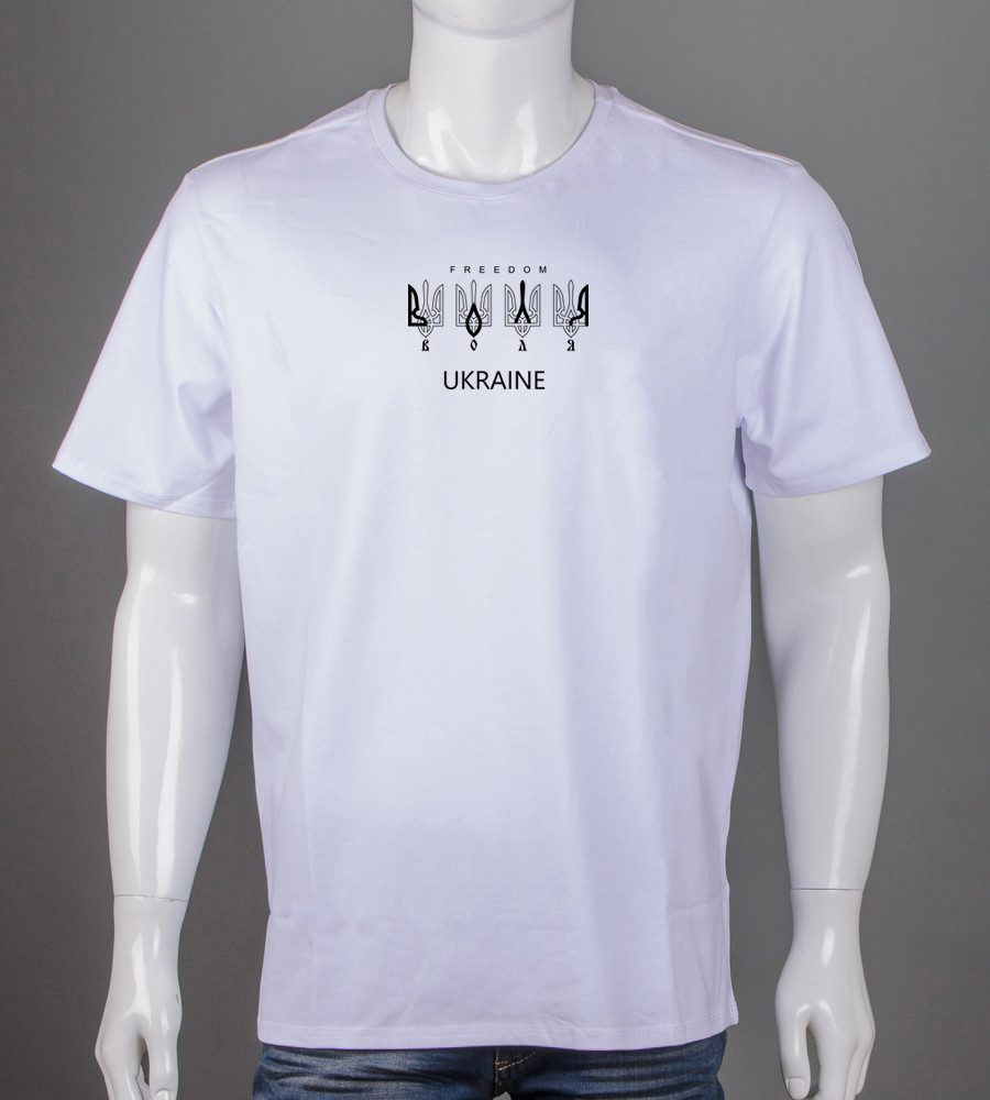 Футболка батал Воля 2307б (Уп.4шт 3XL,4XL), Білий