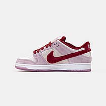 Жіночі Кросівки Nike SB Dunk Low x Strangelove Pink / Найк СБ Данк Стрейнджлав Низькі Рожеві, фото 4