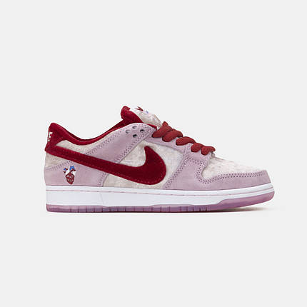 Жіночі Кросівки Nike SB Dunk Low x Strangelove Pink / Найк СБ Данк Стрейнджлав Низькі Рожеві, фото 1