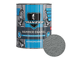 Емаль молоткова Графіт 2 л 3 в 1 HAMMER ENAMEL PANZER