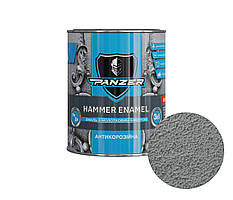 Емаль молоткова Графіт 0.75 л 3 в 1 HAMMER ENAMEL PANZER