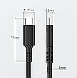 Кабель USB3.1 Type-c/Type-c PD60W 10Gbps 2 метри, фото 5