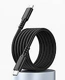 Кабель USB3.1 Type-c/Type-c PD60W 10Gbps 2 метри, фото 3