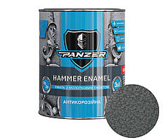 Емаль молоткова антрацит 2 л 3 в 1 HAMMER ENAMEL PANZER