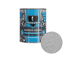 Емаль молоткова Срібляста 0.75 л "3 в 1" HAMMER ENAMEL PANZER
