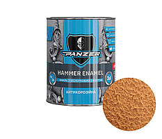 Емаль молоткова Мідна 0.75 л "3 в 1" HAMMER ENAMEL PANZER