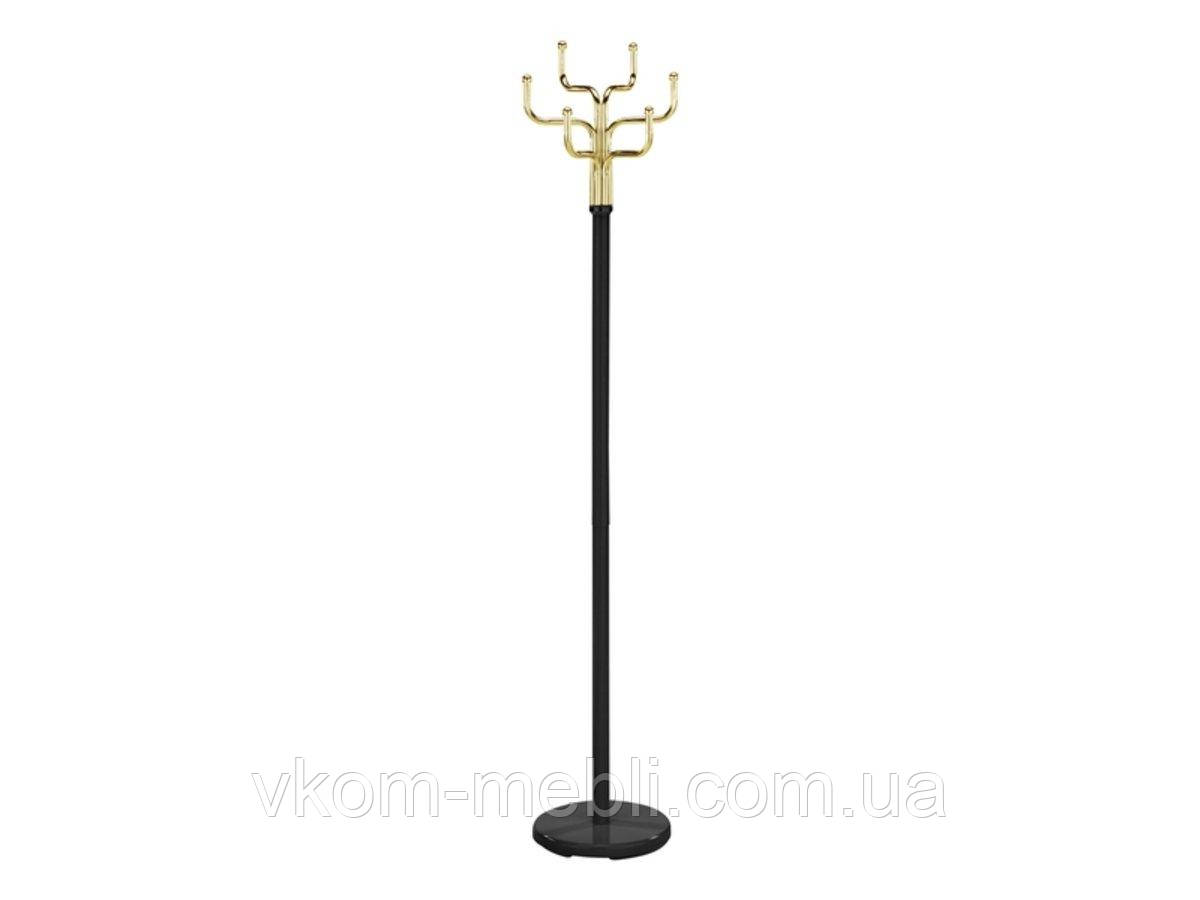 Вішак для одягу підлоговий COSMIC чорний/золото, фото 1