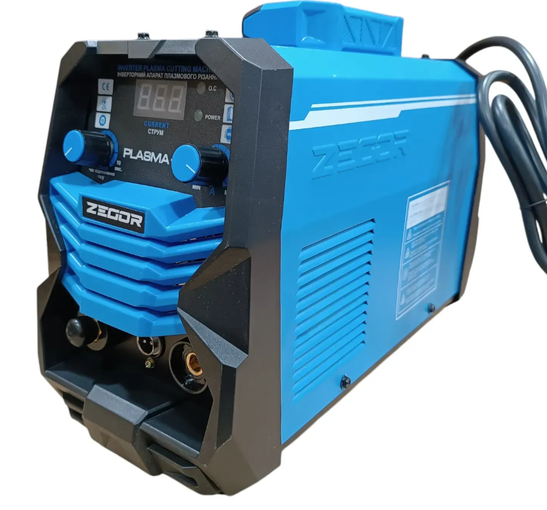 Потужний плaзмopіз ZEGOR IGBT PLASMA-40 : 6.2 кВт, 11мм різання металу