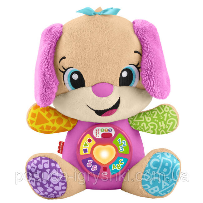 Інтерактивна іграшка Fisher-Price Smart Stages Сестричка розумного цуценяти багатомовна (JFD32)