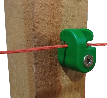 Ізолятор електророзгородки під саморіз, 100 шт./пач., фото 1