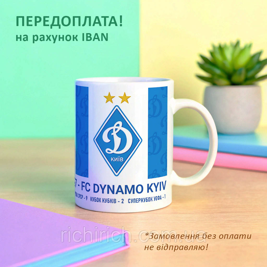 Чашка футбольна Динамо Київ, фото 1