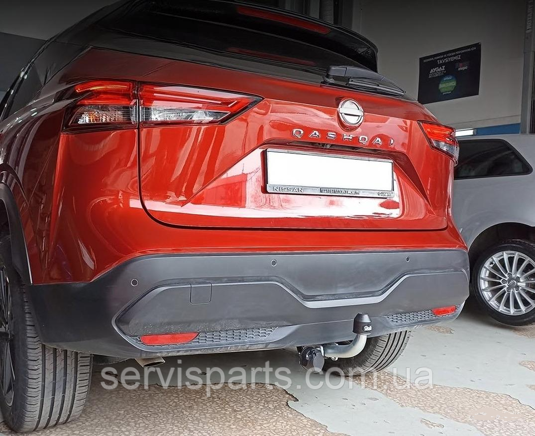 Фаркоп Nissan Qashqai J12 2021- (Нісан Кашкай 3)  оцинкований на болтах