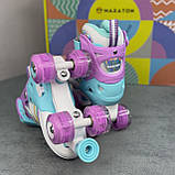 Квади Maraton Skimo Light S (30-34), ролики для дітей, роликові ковзани, дитячі ролики, фото 8
