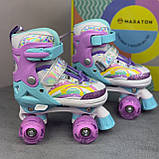 Квади Maraton Skimo Light S (30-34), ролики для дітей, роликові ковзани, дитячі ролики, фото 3