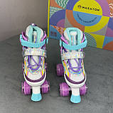 Квади Maraton Skimo Light S (30-34), ролики для дітей, роликові ковзани, дитячі ролики, фото 6