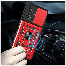 PC + TPU чохол Camshield Armor для Motorola G54 Power / червоний, фото 3