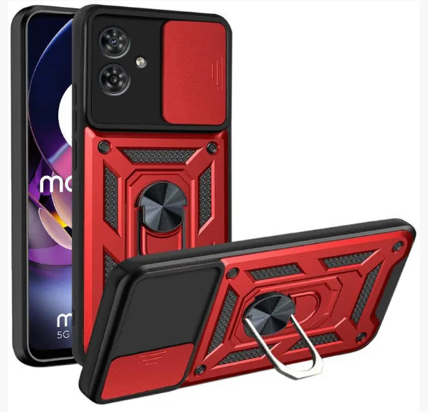 PC + TPU чохол Camshield Armor для Motorola G54 Power / червоний