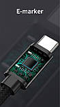 Кабель USB3.2 Type-c/Type-c PD100W 20Gbps 4K 50см, фото 3